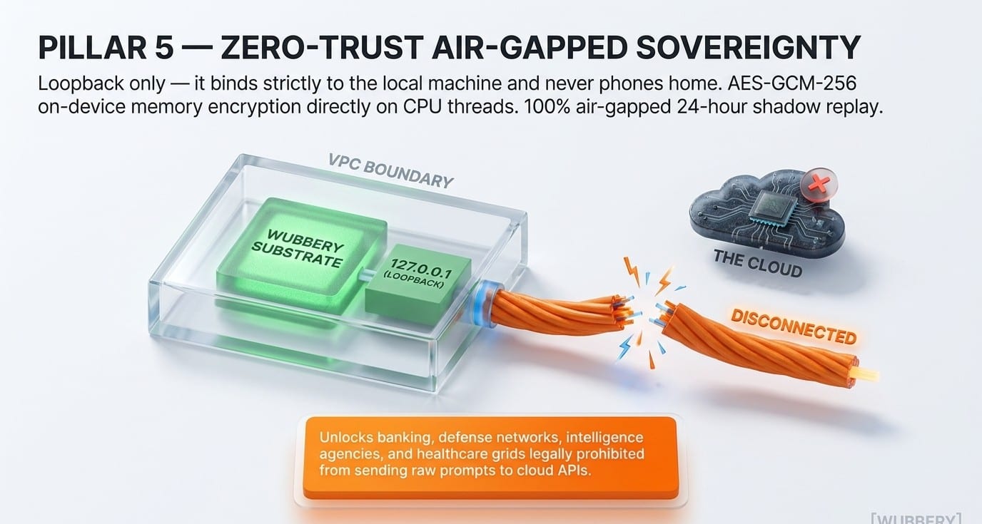 Zero-trust air-gapped sovereignty: data that cannot leave its jurisdiction